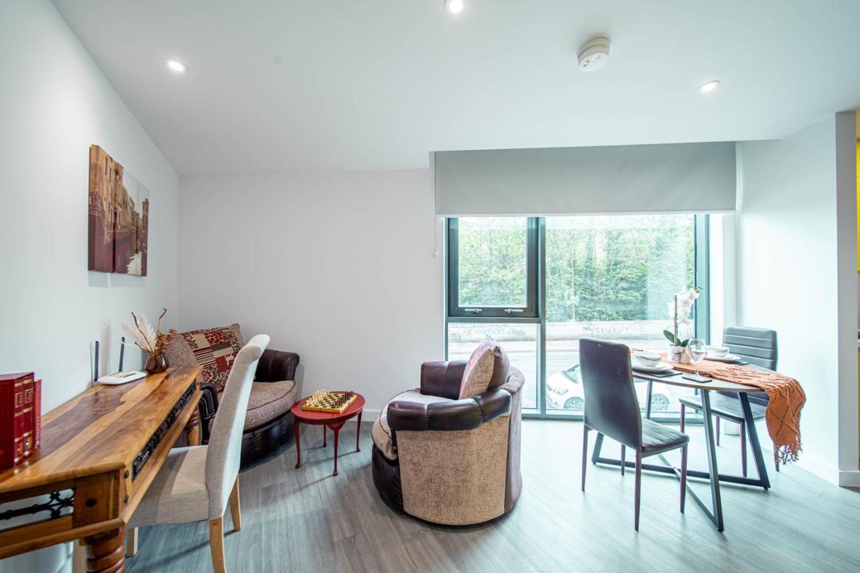 Corner Studio Apartment In Sheffield Buitenkant foto